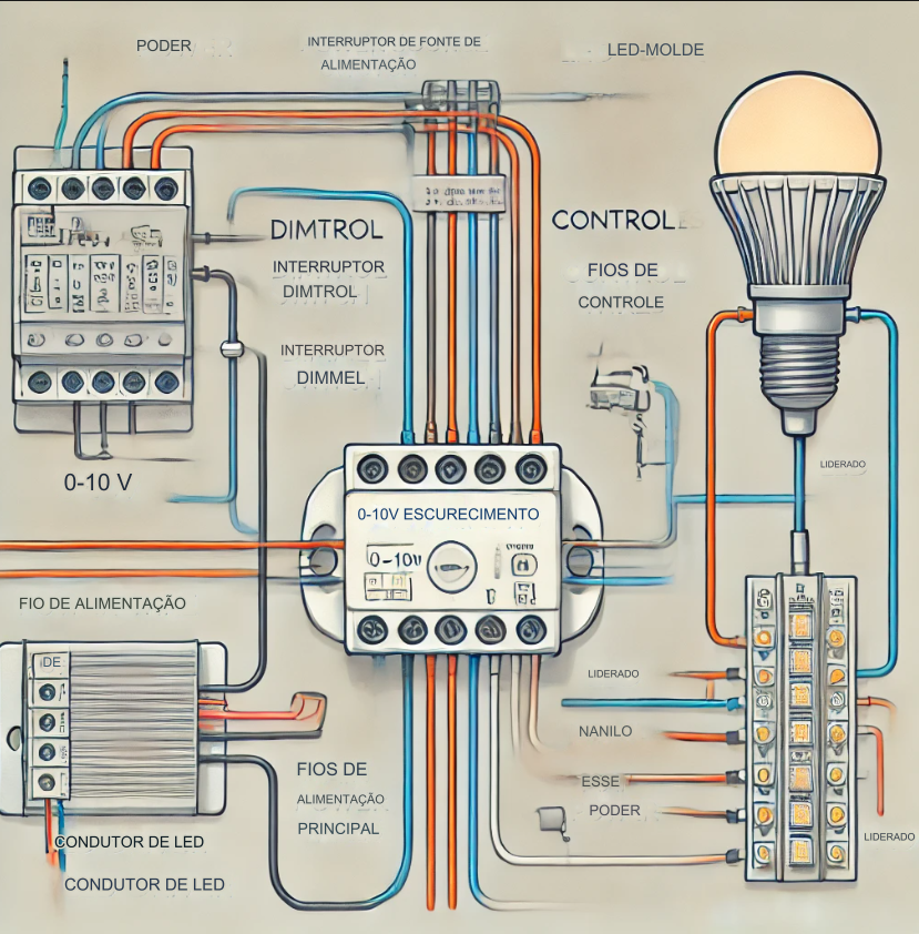 Como funciona o escurecimento de LED 0/1-10V? Qualquer luz pode ser regulável? - Guia completo | LedRhythm